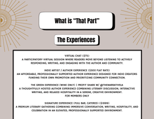 Load image into Gallery viewer, "That Part"-Indy Artist Experience